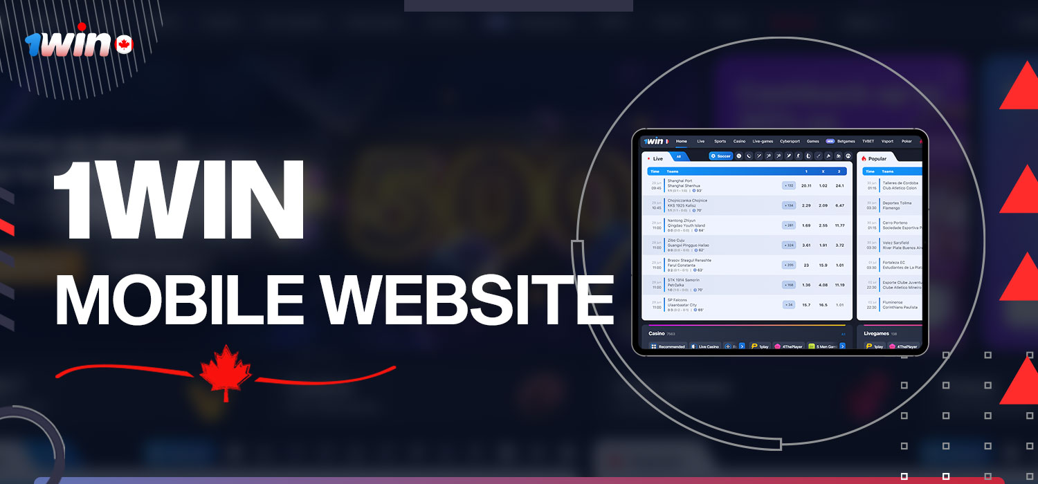 1win Mobile Website Version